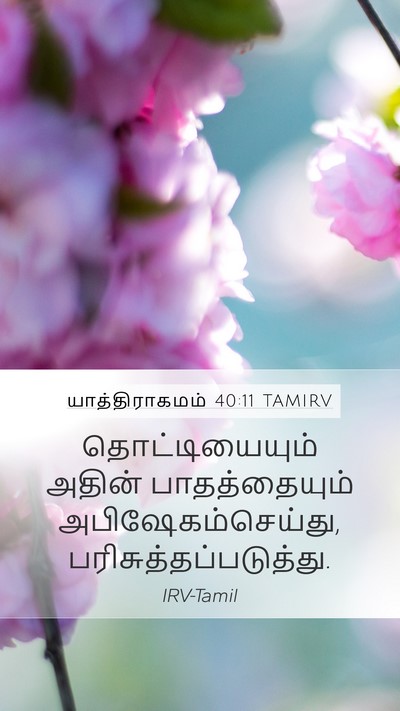 யாத்திராகமம் 40:11 TAMIRV Bible Verse Image