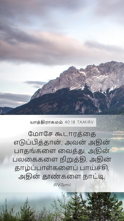 யாத்திராகமம் 40:18 TAMIRV Bible Verse Image