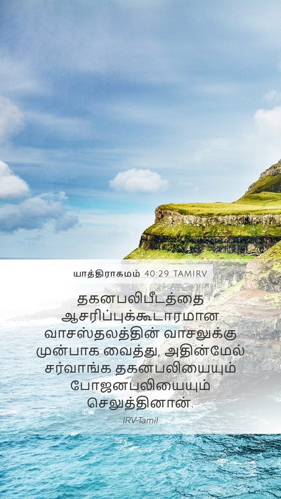 யாத்திராகமம் 40:29 TAMIRV Bible Verse Image