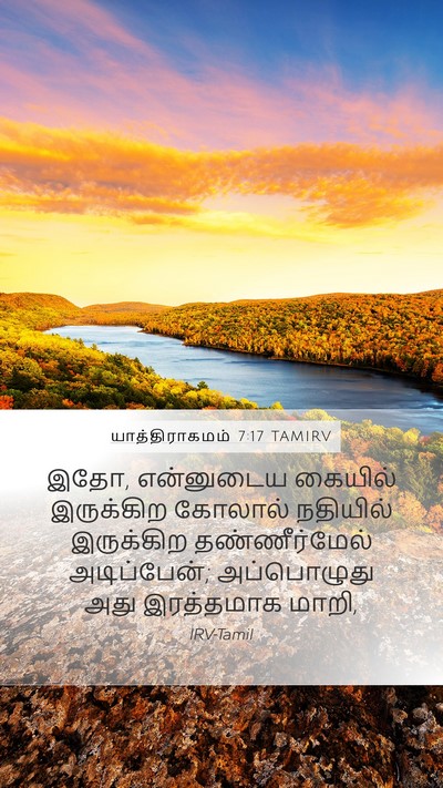 யாத்திராகமம் 7:17 TAMIRV Bible Verse Image