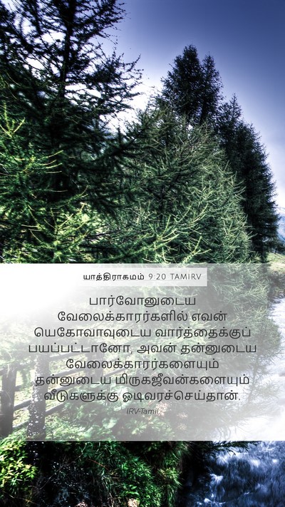 யாத்திராகமம் 9:20 TAMIRV Bible Verse Image