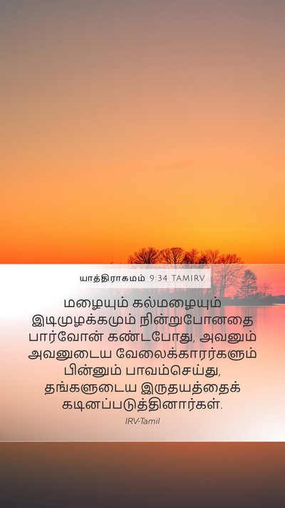 யாத்திராகமம் 9:34 TAMIRV Bible Verse Image