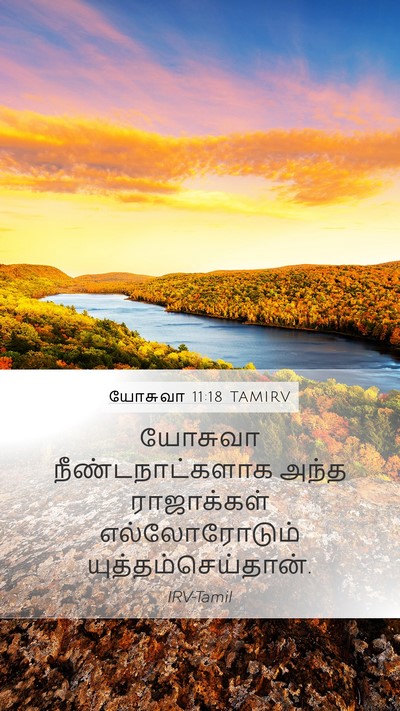 யோசுவா 11:18 TAMIRV Bible Verse Image