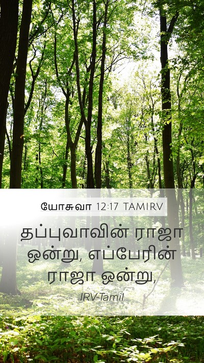 யோசுவா 12:17 TAMIRV Bible Verse Image