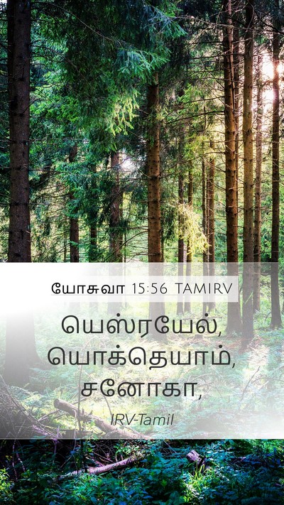 யோசுவா 15:56 TAMIRV Bible Verse Image