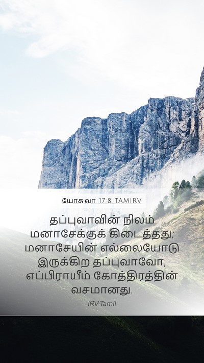 யோசுவா 17:8 TAMIRV Bible Verse Image