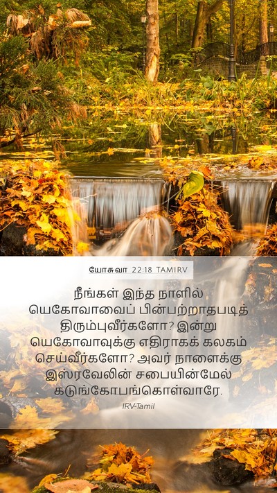 யோசுவா 22:18 TAMIRV Bible Verse Image