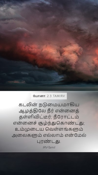 யோனா 2:3 TAMIRV Bible Verse Image