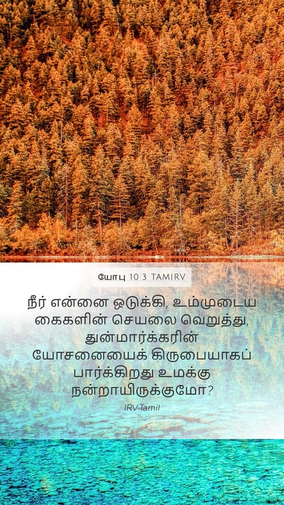 யோபு 10:3 TAMIRV Bible Verse Image