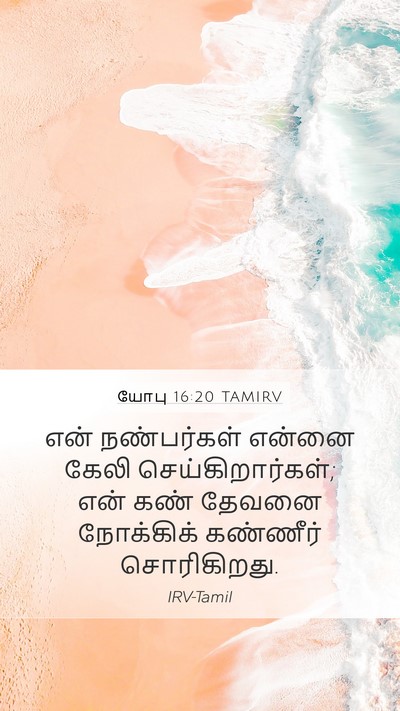 யோபு 16:20 TAMIRV Bible Verse Image