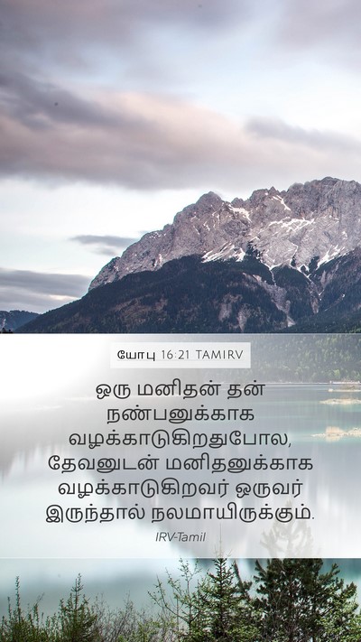 யோபு 16:21 TAMIRV Bible Verse Image