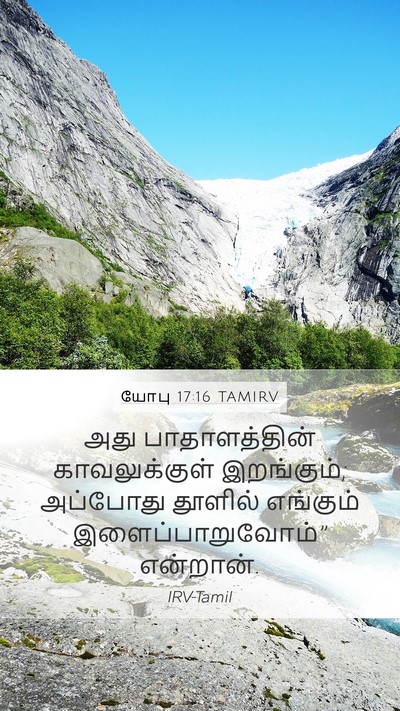 யோபு 17:16 TAMIRV Bible Verse Image