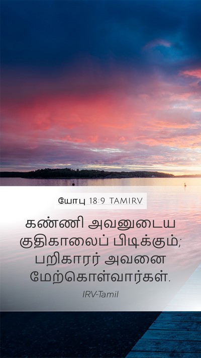 யோபு 18:9 TAMIRV Bible Verse Image