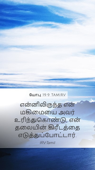 யோபு 19:9 TAMIRV Bible Verse Image