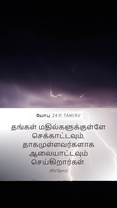 யோபு 24:11 TAMIRV Bible Verse Image