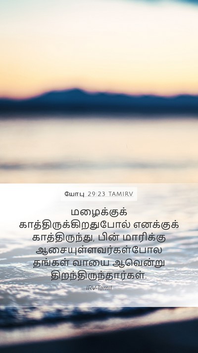 யோபு 29:23 TAMIRV Bible Verse Image