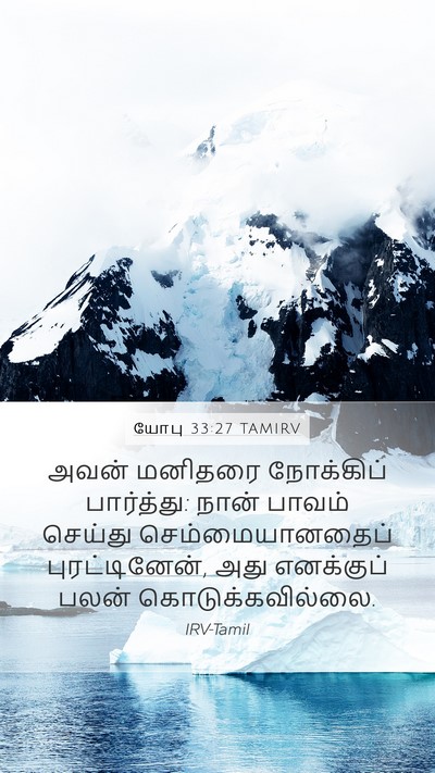 யோபு 33:27 TAMIRV Bible Verse Image