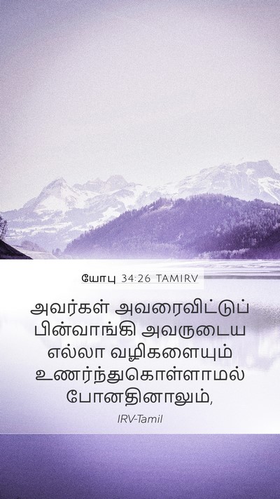 யோபு 34:26 TAMIRV Bible Verse Image