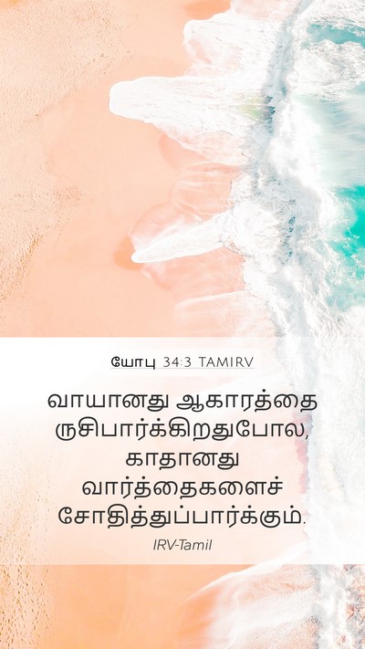 யோபு 34:3 TAMIRV Bible Verse Image