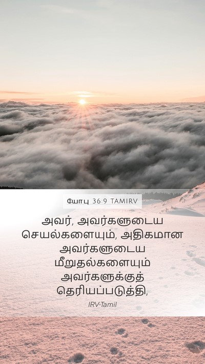 யோபு 36:9 TAMIRV Bible Verse Image