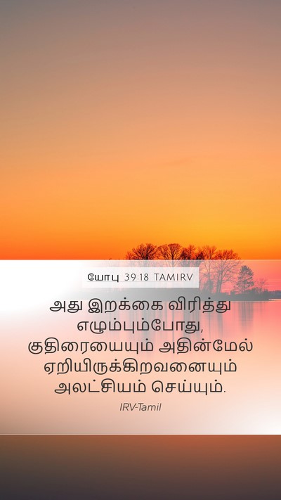 யோபு 39:18 TAMIRV Bible Verse Image