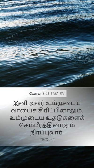 யோபு 8:21 TAMIRV Bible Verse Image
