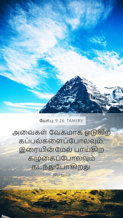 யோபு 9:26 TAMIRV Bible Verse Image