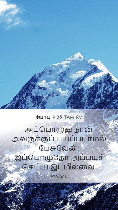 யோபு 9:35 TAMIRV Mobile Phone Wallpaper - அப்பொழுது நான் - Mobile Bible Verse Wallpaper