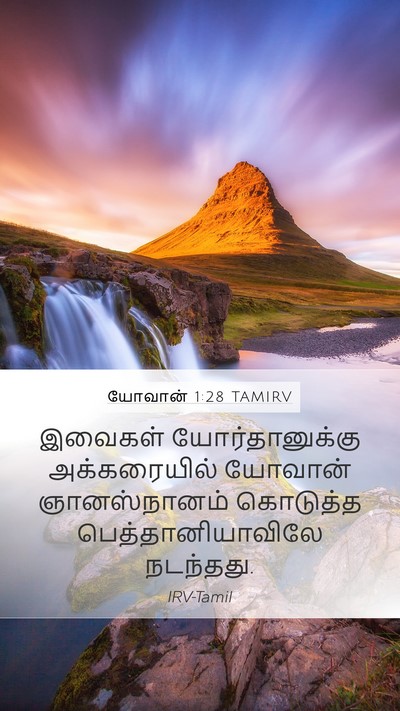 யோவான் 1:28 TAMIRV Bible Verse Image