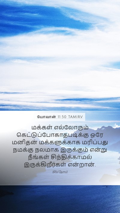 யோவான் 11:50 TAMIRV Bible Verse Image