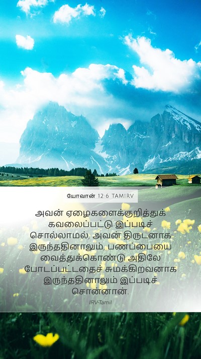 யோவான் 12:6 TAMIRV Bible Verse Image