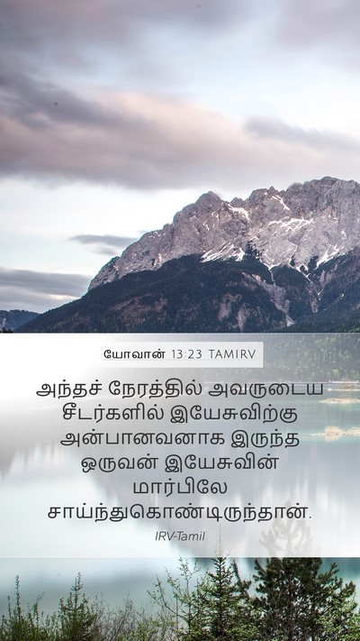 யோவான் 13:23 TAMIRV Bible Verse Image