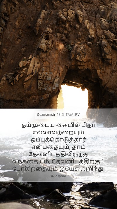 யோவான் 13:3 TAMIRV Bible Verse Image