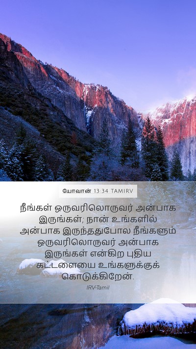 யோவான் 13:34 TAMIRV Bible Verse Image