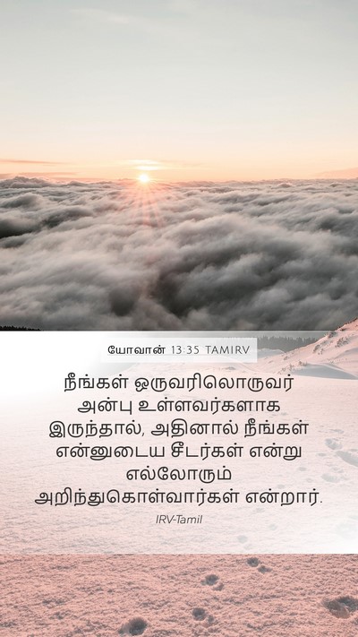 யோவான் 13:35 TAMIRV Bible Verse Image