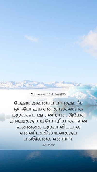 யோவான் 13:8 TAMIRV Bible Verse Image