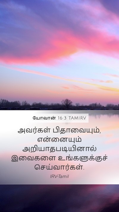 யோவான் 16:3 TAMIRV Bible Verse Image
