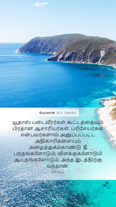 யோவான் 18:3 TAMIRV Bible Verse Image