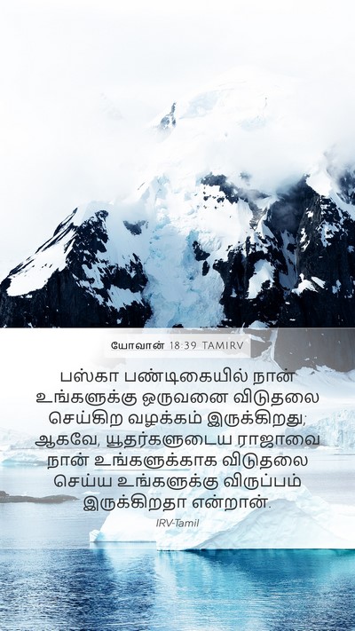 யோவான் 18:39 TAMIRV Bible Verse Image