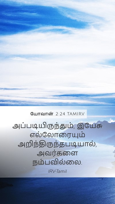 யோவான் 2:24 TAMIRV Bible Verse Image