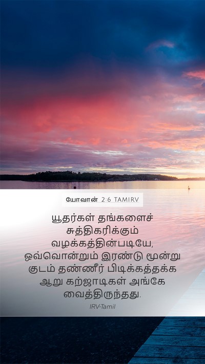 யோவான் 2:6 TAMIRV Bible Verse Image