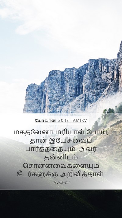 யோவான் 20:18 TAMIRV Bible Verse Image
