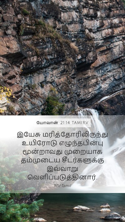 யோவான் 21:14 TAMIRV Bible Verse Image