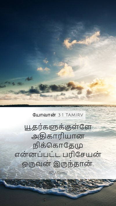யோவான் 3:1 TAMIRV Mobile Phone Wallpaper - யூதர்களுக்குள்ளே - Mobile Bible Verse Wallpaper