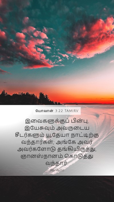 யோவான் 3:22 TAMIRV Bible Verse Image