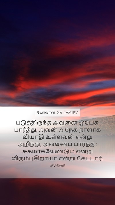 யோவான் 5:6 TAMIRV Bible Verse Image