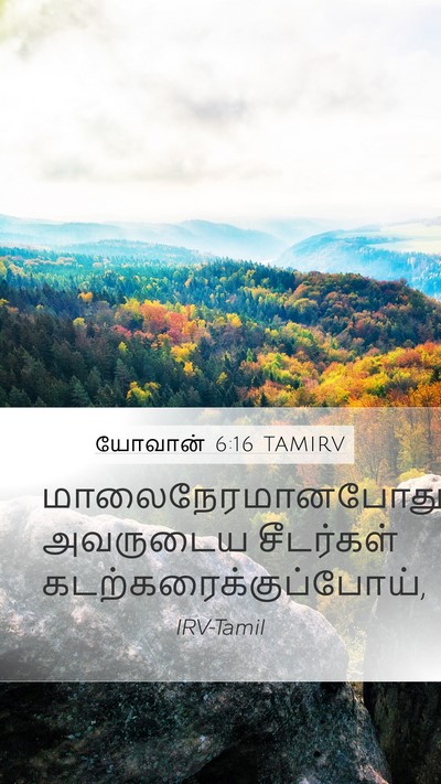யோவான் 6:16 TAMIRV Bible Verse Image