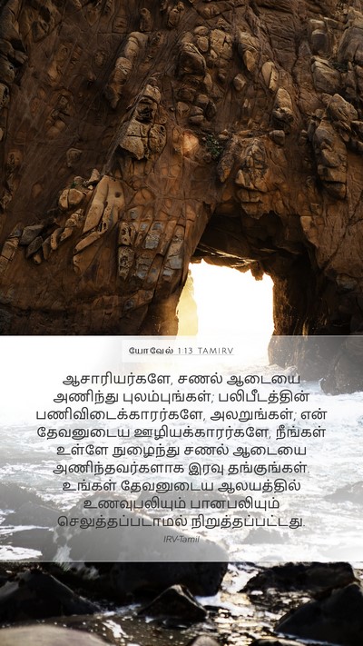 யோவேல் 1:13 TAMIRV Bible Verse Image