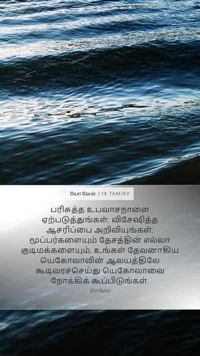யோவேல் 1:14 TAMIRV Bible Verse Image