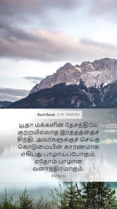 யோவேல் 3:19 TAMIRV Bible Verse Image